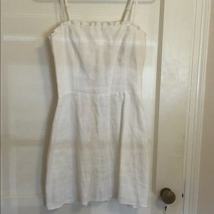 Reformation Linen A-line mini dress